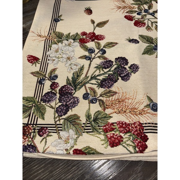 Fodera Gobelin Set Of 2 Cushion Covers Vintage Casa Italia Fruits - Picture 2 of 5